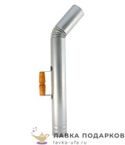 Труба для самовара оцинкованная D = 65 мм ручка дерево 