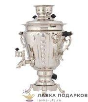 Самовар электрический 3 л «рюмка» с поплавком, цвет никель 