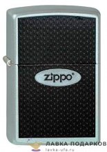 Zippo / Зажигалка «Овал с лого Zippo» 56 х 36 х 12 мм. хром полированный 205 Zippo Oval 