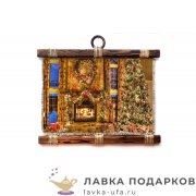 Свиток - панно «Новогоднее убранство» 21 х 30 см. горизонт 230_4_Г-Р 