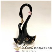 Delicate / Фигурка «Лебеди - материнство» 15 х 10 см. цвет черный 1103_3 
