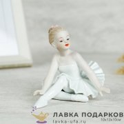 HP-Ф / Статуэтка «Юная Балерина тянется к пуантам» пастель 10 см фарфор HP3227 