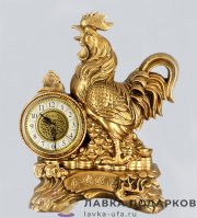 La Minor / Скульптурные часы «Петух» 48 х 40 х 19 см. цвет бронза 5647 