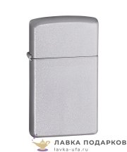 Zippo / Зажигалка 1605 «Классика Слим» 55 х 30 х 10 мм. хром состаренный  