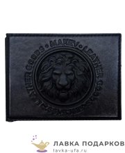 Макей / Зажим для  денег «Король - лев» 11 х 08 см. цвет черный 098_08_51 