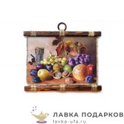 УС А3-Г / Свиток - натюрморт «Фрукты и стакан» 41 х 44 см. горизонт 624_3_Г-Р 