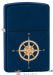 Zippo / Зажигалка 29918 «Компас» 56 х 36 х 12 мм. цвет флот матовый