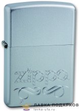 Zippo / Зажигалка 24335 «Зигзаг с лого Zippo» 56 х 36 х 12 мм. хром полированный 