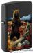 Zippo / Зажигалка бензиновая Zippo 48597 «Медведь худ. Линда Пиккен» цв. черный матовый