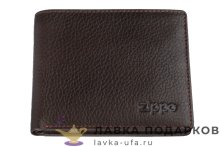 Zippo / Портмоне мужское 10 х 09 см. кожа, цвет коричневый 2006031 