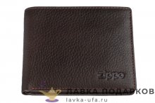 Zippo / Портмоне мужское 10 х 09 см. кожа, цвет коричневый 2006031 