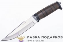 ПП / Нож кизлярский туристический «Ш-5 Барс» 27 см. рукоять наборная кожа 015561 