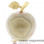 УК / Сувенир из камня «Яблоко» 05 х 04 х 04 см. оникс зеленый 121.858 