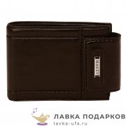 Макей / Портмоне из натур. кожи на магнитах «Босс» 12 х 09 см. цв. коричневый 042_08_01 