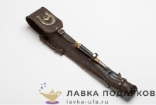 КР / Шампура на деревянной в колчане «Дровосек» 9 предметов (2) кожа 