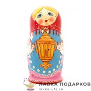 НП / Матрешка загорская «Самовар» 9 кукол 23 см.  2172 (НН) 
